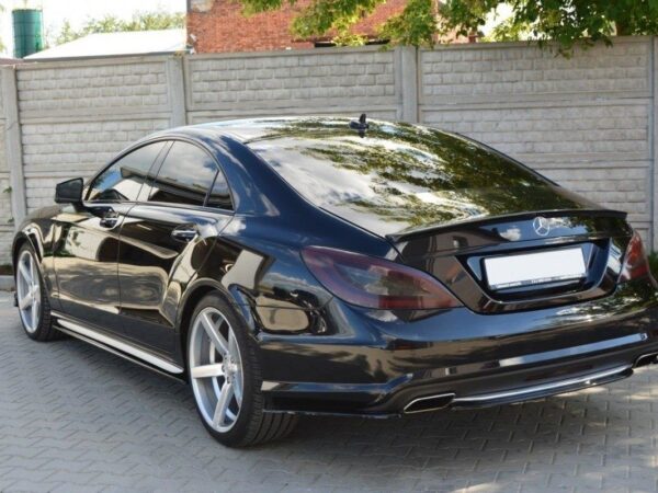 Pol po rear splitter mercedes cls c218 without a vertical bar amg line 1046 3