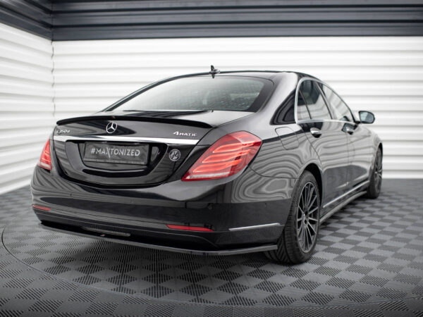 Alternative view of Maxton Design Gloss Black Rear Diffuser V.1 For Mercedes-Benz W222