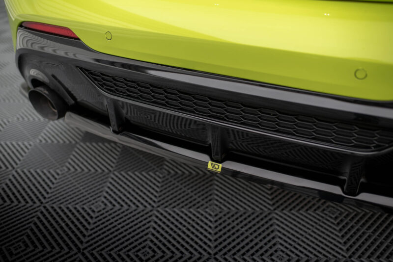 Maxton design gloss black rear diffuser v. 2 for bmw m135i f40 - image 4