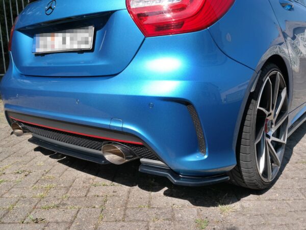 Alternative view of Maxton Design Gloss Black Rear Diffuser For Mercedes-Benz AMG W176 Pre LCI