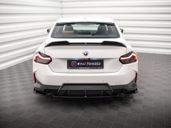 Alternative view of Maxton Design Gloss Black Rear Diffuser For BMW 2 Series G42 M Sport