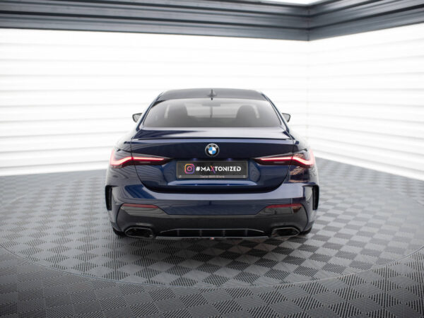 Alternative view of Maxton Design Gloss Black Rear Diffuser For BMW 4 Series G22 G23 M440i LCI