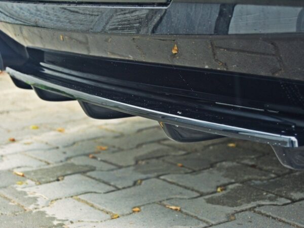 Alternative view of Maxton Design Gloss Black Rear Diffuser For BMW 5 Series F11 M Sport