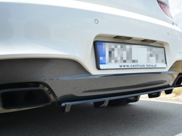 Pol po rear splitter for bmw 6 gran coupe mpack with a vertical bar 1033 12