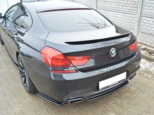 Pol po rear splitter for bmw 6 gran coupe mpack with a vertical bar 1033 2