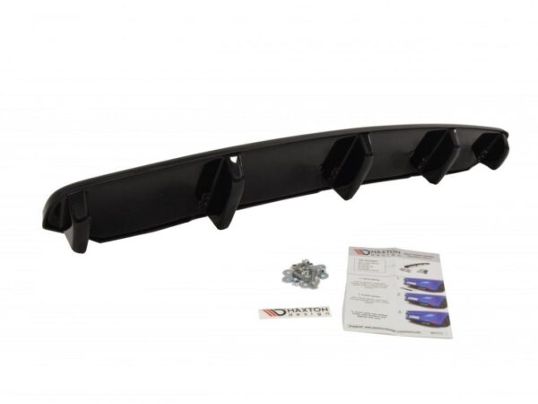 Pol po rear splitter for bmw 6 gran coupe mpack with a vertical bar 1033 3
