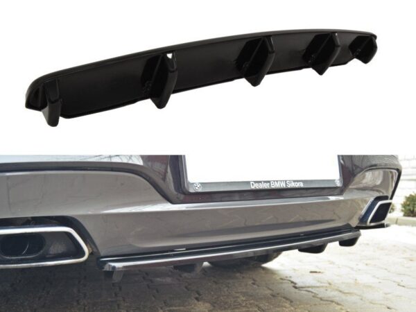 Alternative view of Maxton Design Gloss Black Rear Diffuser For BMW 6 Series F06 F12 F13 650i M Sport