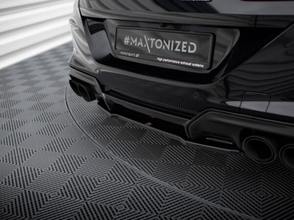 Alternative view of Maxton Design Gloss Black Rear Diffuser For BMW M8 Series F92 F93