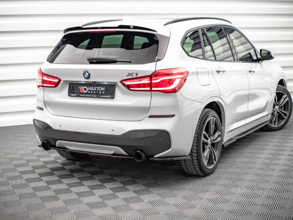 Alternative view of Maxton Design Gloss Black Rear Diffuser For BMW X1 F48 M Sport