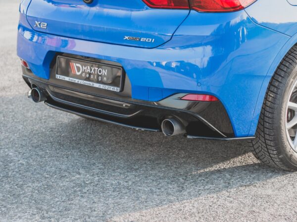 Pol po rear splitter for bmw x2 f39 m pack 9297 1