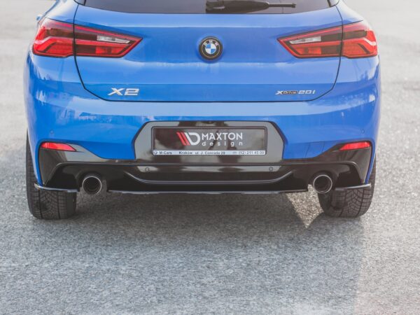 Alternative view of Maxton Design Gloss Black Rear Diffuser For BMW X2 F39 M Sport