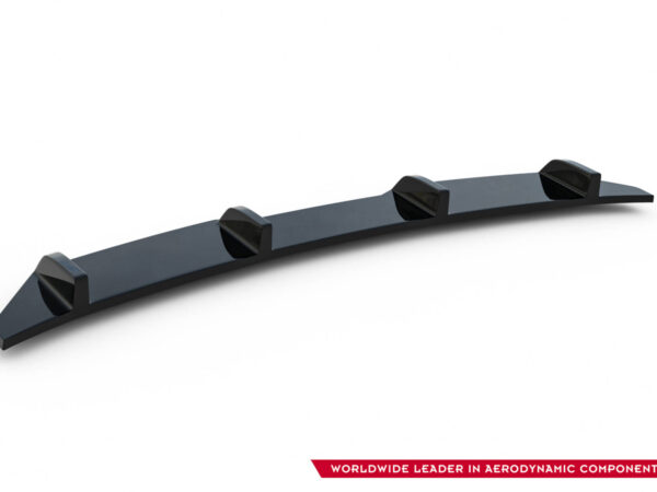 Pol po rear splitter for bmw x4 m pack with a vertical bar 1035 1