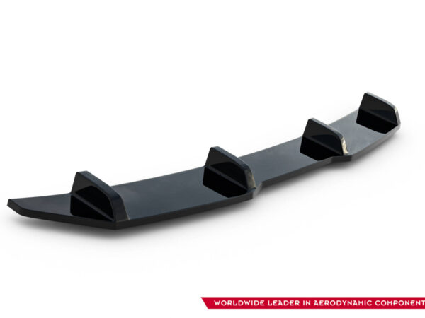 Pol po rear splitter for bmw x4 m pack with a vertical bar 1035 5