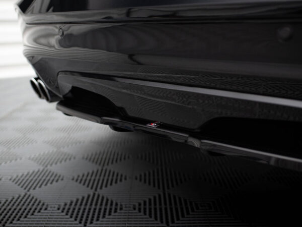 Pol po rear splitter for bmw x4 m pack with a vertical bar 1035 8