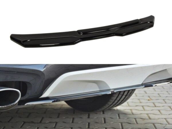 Pol po rear splitter for bmw x4 m pack without a vertical bar 1034 1