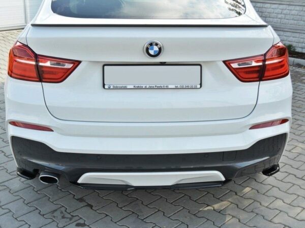 Pol po rear splitter for bmw x4 m pack without a vertical bar 1034 4