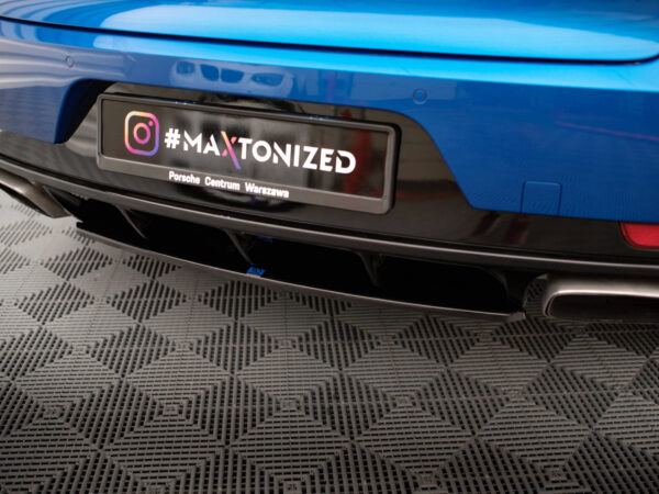 Alternative view of Maxton Design Gloss Black Rear Diffuser For Porsche Macan 95B Mk1