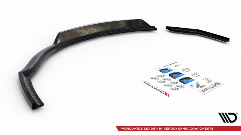 Maxton design gloss black rear diffuser for bmw 1 series f20 f21