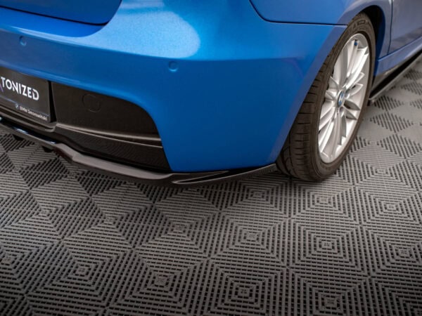 Pol po rear splitter with vertical bars bmw 1 m pack e87 facelift 19208 5
