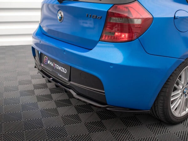 Pol po rear splitter with vertical bars bmw 1 m pack e87 facelift 19208 6