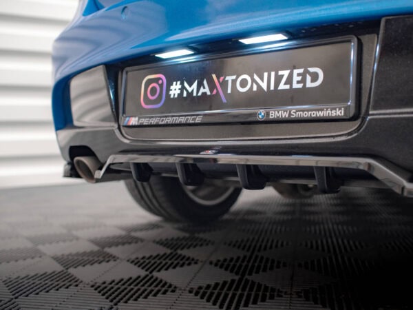 Pol po rear splitter with vertical bars bmw 1 m pack e87 facelift 19208 7