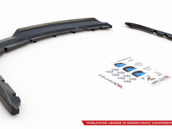 Pol po rear splitter with vertical bars bmw 3 sedan e90 14958 6