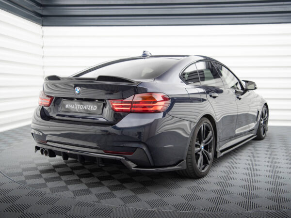 Alternative view of Maxton Design Gloss Black Rear Diffuser For BMW 4 Series F32 F36 F33 M Sport