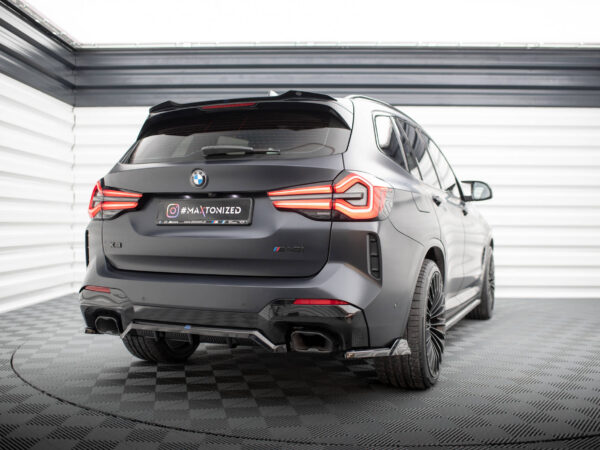 Alternative view of Maxton Design Gloss Black Rear Diffuser For BMW X3 G01 M Sport LCI