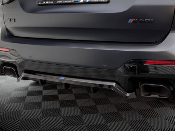 Pol po rear splitter with vertical bars bmw x3 m pack g01 facelift 18651 4
