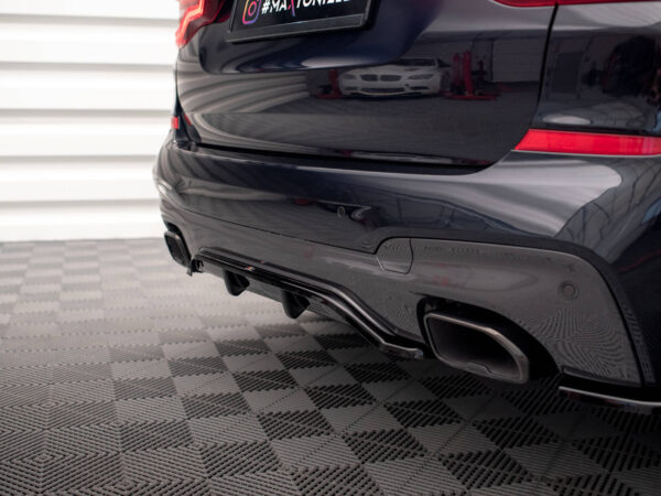 Alternative view of Maxton Design Gloss Black Rear Diffuser For BMW X3 G01 M40i M40d