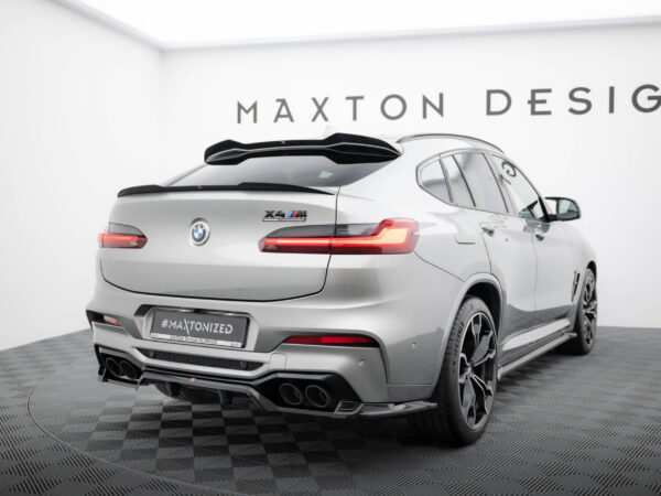 Alternative view of Maxton Design Gloss Black Rear Diffuser For BMW X4M F98