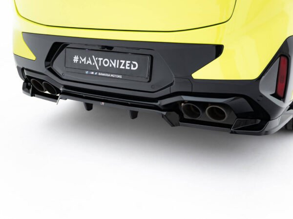 Alternative view of Maxton Design Gloss Black Rear Diffuser For BMW X4M F98 LCI