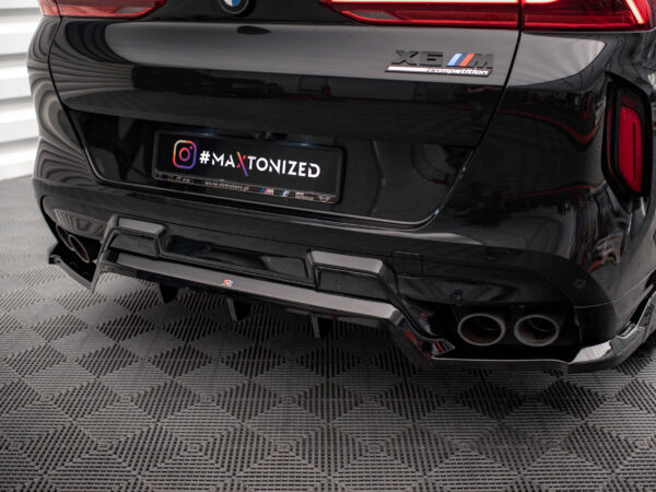Pol po rear splitter with vertical bars bmw x6 m f96 17399 6