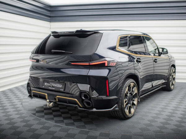 Alternative view of Maxton Design Gloss Black Rear Diffuser For BMW XM G09