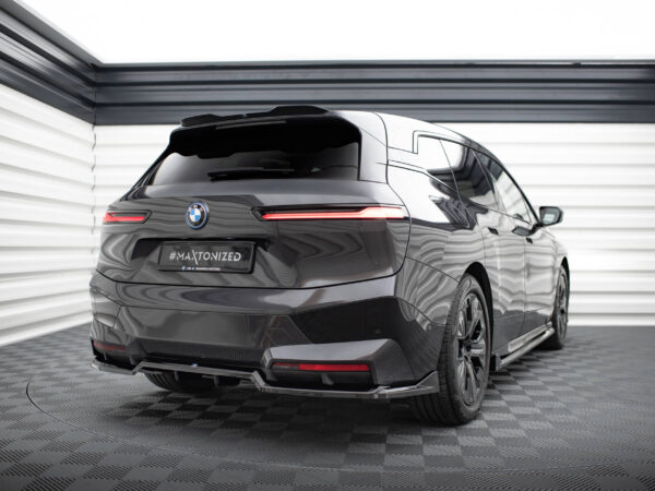 Pol po rear splitter with vertical bars bmw ix m pack i20 19272 3