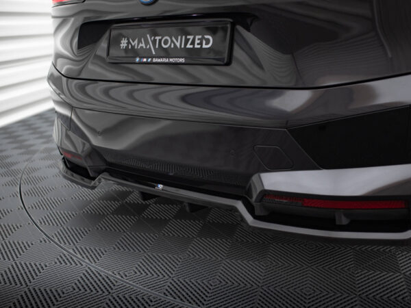 Pol po rear splitter with vertical bars bmw ix m pack i20 19272 4