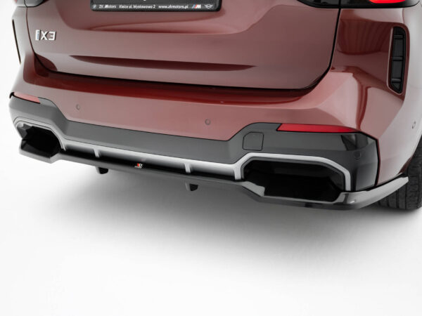 Pol po rear splitter with vertical bars bmw ix3 m pack g08 facelift 21407 5