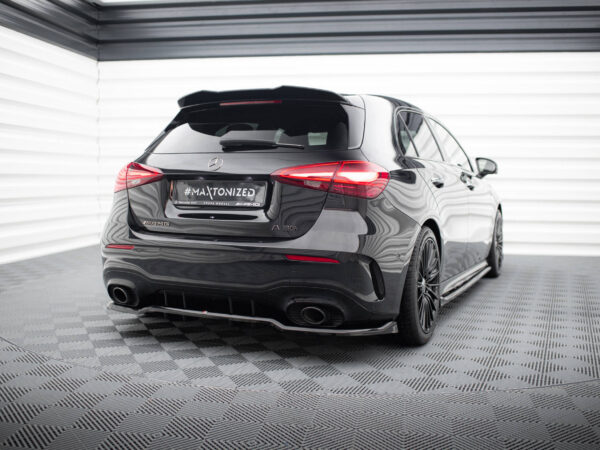 Alternative view of Maxton Design Gloss Black Rear Diffuser For Mercedes-Benz AMG A35 W177