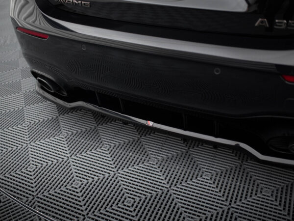 Pol po rear splitter with vertical bars mercedes amg a35 hatchback w177 19902 3