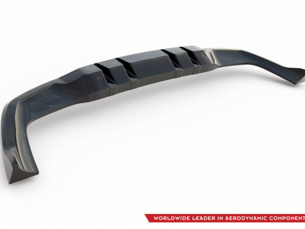 Pol po rear splitter with vertical bars mercedes amg a35 hatchback w177 19902 6