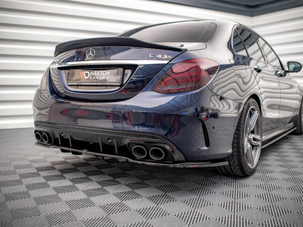 Pol po rear splitter with vertical bars mercedes amg c 43 sedan estate w205 s205 facelift 17875 5