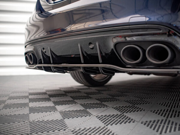 Pol po rear splitter with vertical bars mercedes amg c 43 sedan estate w205 s205 facelift 17875 6