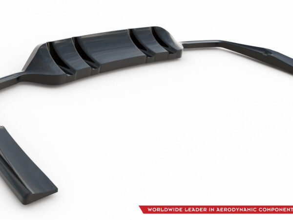 Pol po rear splitter with vertical bars mercedes amg c43 coupe cabrio c205 facelift a205 facelift 19042 2