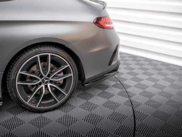 Alternative view of Maxton Design Gloss Black Rear Diffuser For Mercedes-Benz AMG C43 C205 A205 LCI