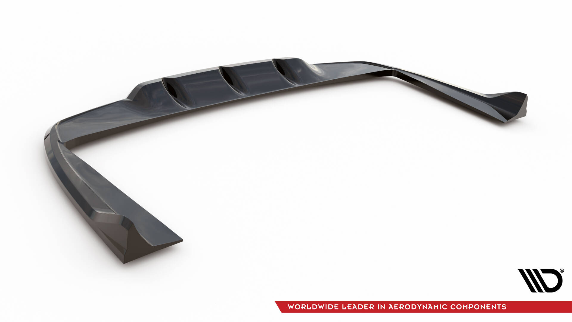 Maxton design gloss black rear diffuser for mercedes-benz amg c63 w205 s205 - image 8