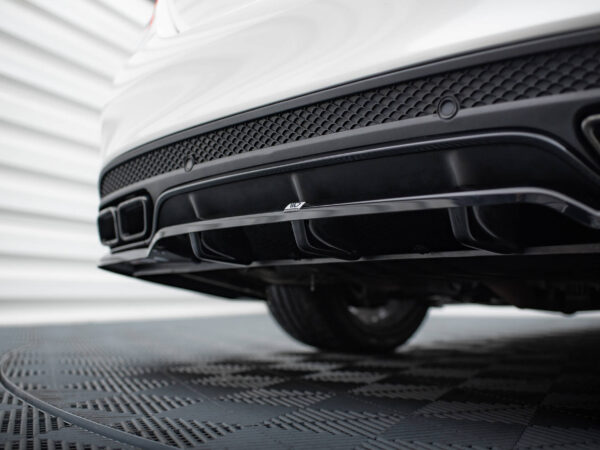 Pol po rear splitter with vertical bars mercedes amg c63 sedan estate w205 s205 20580 5