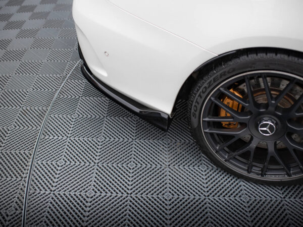 Pol po rear splitter with vertical bars mercedes amg c63 sedan estate w205 s205 20580 6