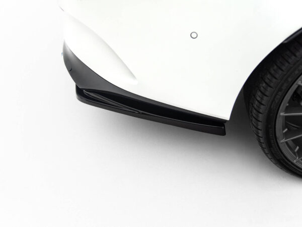 Pol po rear splitter with vertical bars mercedes amg cla 35 45 coupe shooting brake c118 facelift x118 facelift 22153 5