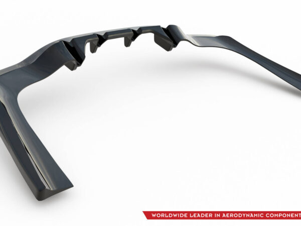 Pol po rear splitter with vertical bars mercedes amg cla 35 45 coupe shooting brake c118 facelift x118 facelift 22153 8