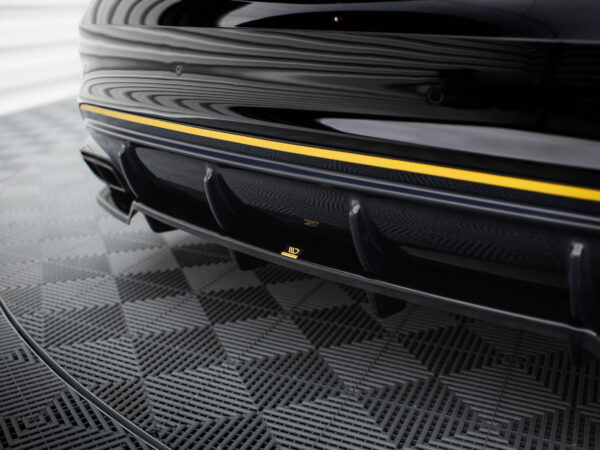 Pol po rear splitter with vertical bars mercedes amg cla 45 c117 facelift 19462 6